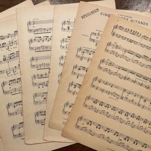 HPM0001 V.A.E. (Veritable Antique Elements) - Hojas de Partitura Musical
