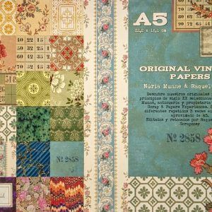 OVP0002 V.A.E. (Veritable Antique Elements) - Libro A5 Original Vintage Papers