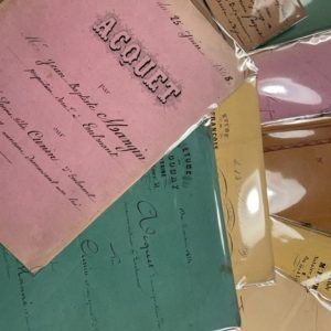 ANM0001 V.A.E. (Veritable Antique Elements) Actas notariales manuscritas XIX - XX