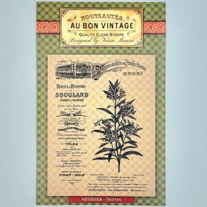 Au Bon Vintage - Sello acrílico A5 "Tristan"