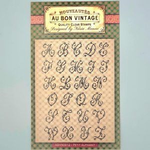 Au Bon Vintage - Sello acrílico A6 "Petit alphabet"