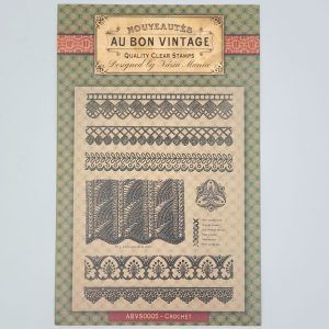 Au Bon Vintage - Sello acrílico A5 "Crochet"