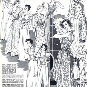 PAS0004 V.A.E. (Veritable Antique Elements) Papel arroz "Revista moda B/N"