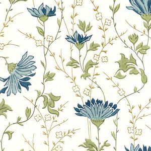 PAS0011 V.A.E. (Veritable Antique Elements) Papel arroz "Flores azules"