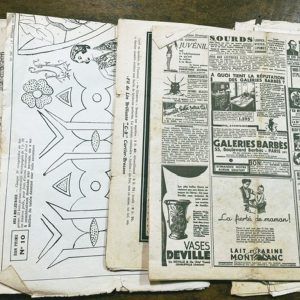 LRB0001 V.A.E. (Veritable Antique Elements) Lote de Revistas Bordados Antiguas