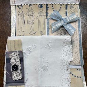 KJA0013 V.A.E. (Veritable Antique Elements) Kit Journal Azul