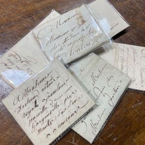 CMA0001 V.A.E. (Veritable Antique Elements) Cartas manuscritas Siglo XIX