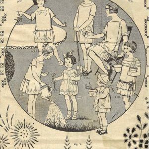 PAS0024 V.A.E. (Veritable Antique Elements) Papel Arroz Revista "Moda Niños B/N"