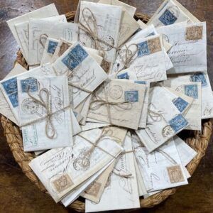 SFM0001 V.A.E. (Veritable Antique Elements) Sobres Facturas Manuscritas Siglo XIX