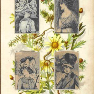 PAS0029 V.A.E. (Veritable Antique Elements) Papel arroz "Paspartum Damas 1"