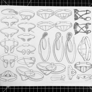 PIE0022 V.A.E. (Veritable Antique Elements) Pruebas de imprenta para etiquetas comerciales años 1900