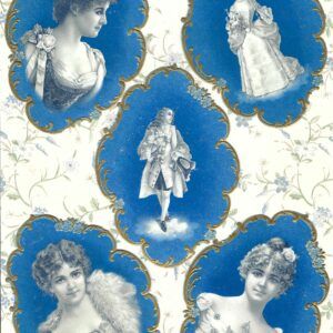 PAS0034 V.A.E. (Veritable Antique Elements) Papel Arroz "Cromos Románticos"
