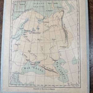 PAA0012 V.A.E. (Veritable Antique Elements) Mapa de Rusia principios Siglo XX