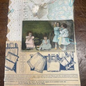 KSC0028 V.A.E. (Veritable Antique Elements) Kit Shabby Chic Azul