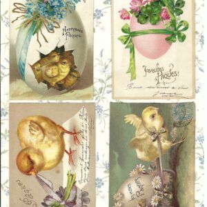 PAS0037 V.A.E. (Veritable Antique Elements) Papel Arroz "Pascua 1"