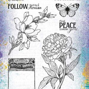 PaperArtsy - Sello de caucho A5 Scrapcosy ESC52