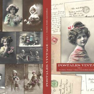 LPV0001 V.A.E.(Veritable Antique Elements) - Libro de "Postales Vintage Vol. 1"