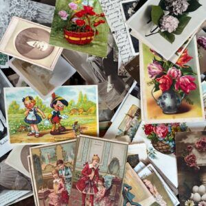 LPA0001 V.A.E. (Veritable Antique Elements) Lote de 15 postales, fotos, cromos y otros