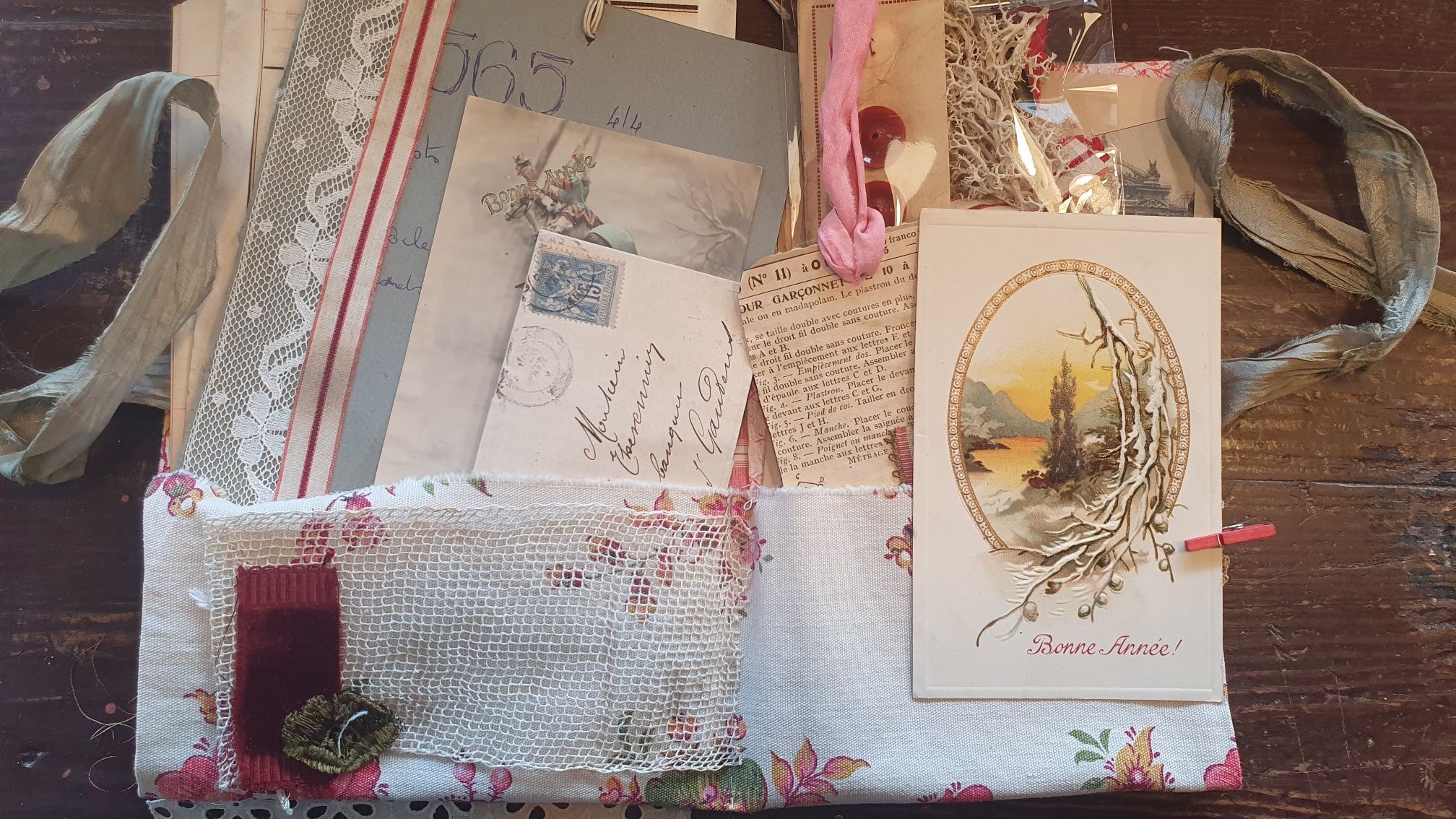 Taller On-Line con material antiguo "Navidad Vintage" por Nuria Munné (Scrap & Papers Experiences) - Imagen 7