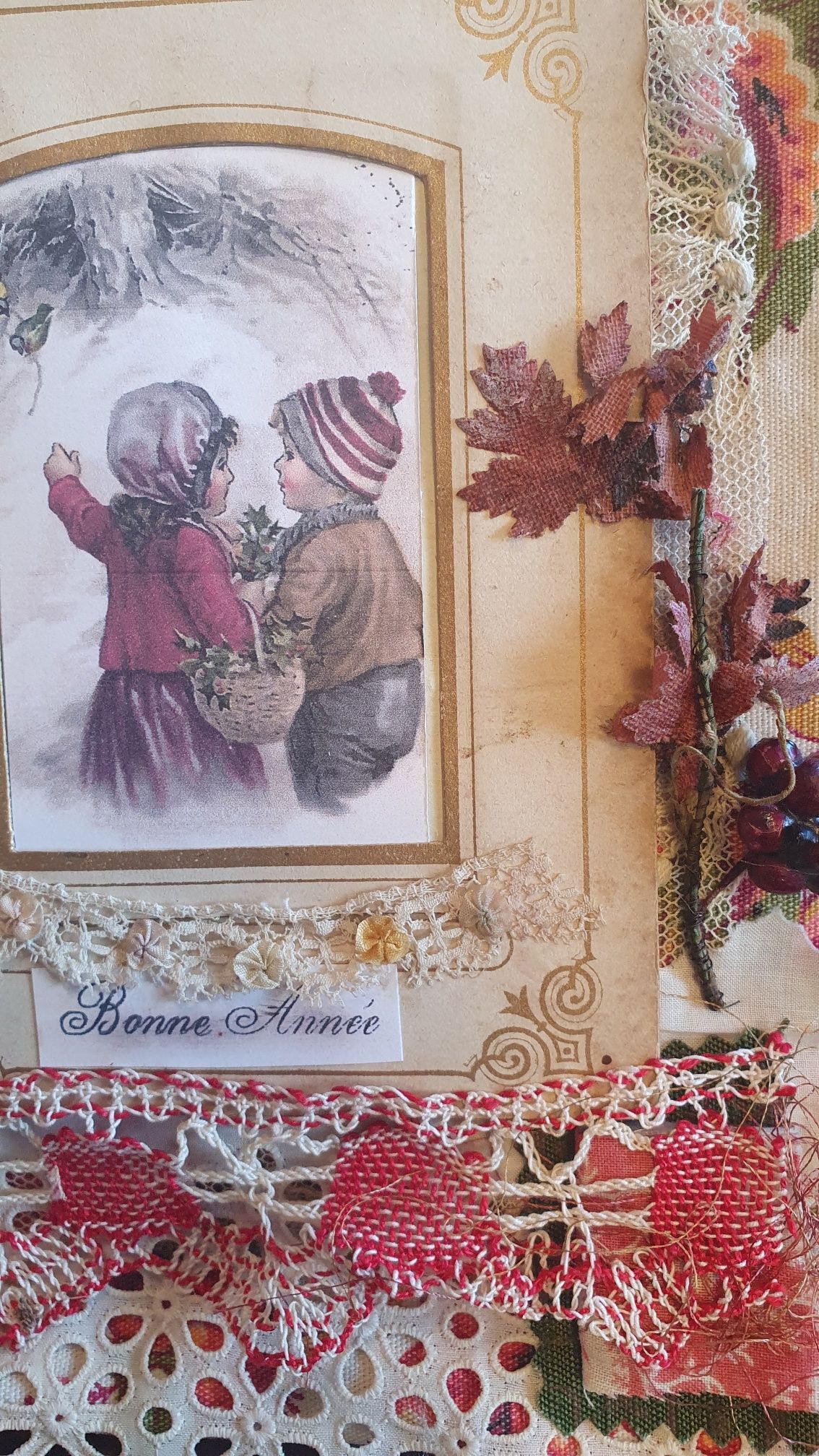 Taller On-Line con material antiguo "Navidad Vintage" por Nuria Munné (Scrap & Papers Experiences) - Imagen 2
