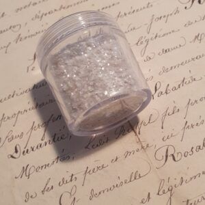 Virutas de mica perlada (Blanco cristal)