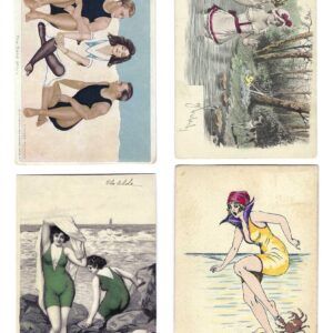 PAS0046 V.A.E. (Veritable Antique Elements) Papel arroz «Serie Bañistas Vintage 6»