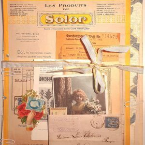 KPC0009 V.A.E. (Veritable Antique Elements) Kit de Papeles y Cromos antiguos