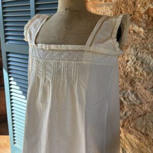CAM0008 V.A.E. (Veritable Antique Elements) Camisón de algodón principios Siglo XX