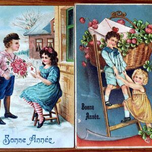 PMA0021 V.A.E. (Veritable Antique Elements) Postales Antiguas Art Nouveau 1900/1930
