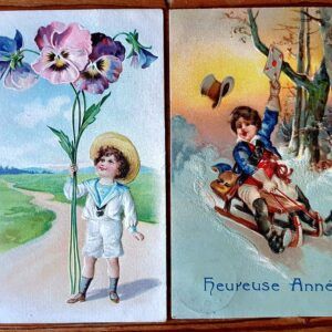 PMA0025 V.A.E. (Veritable Antique Elements) Postales Antiguas Art Nouveau 1900/1930