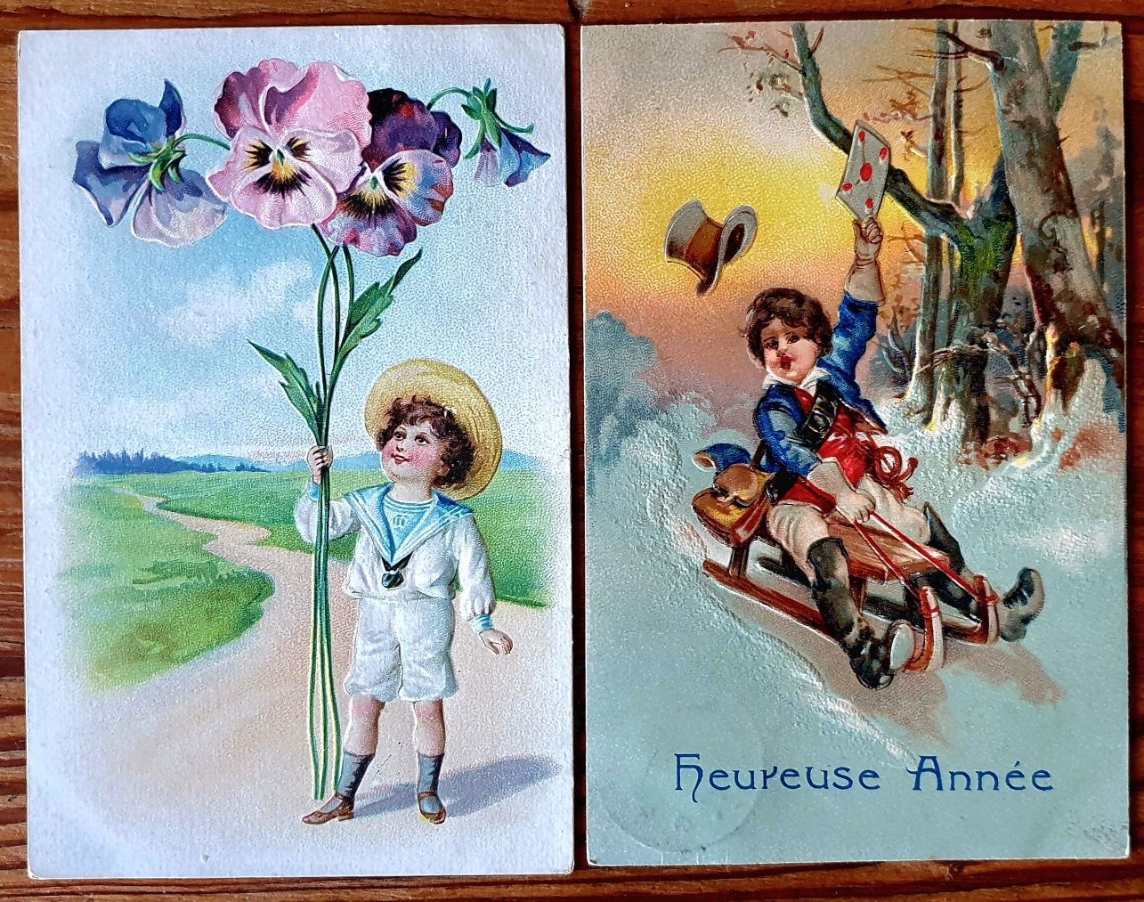 PMA0025 V.A.E. (Veritable Antique Elements) Postales Antiguas Art Nouveau 1900/1930
