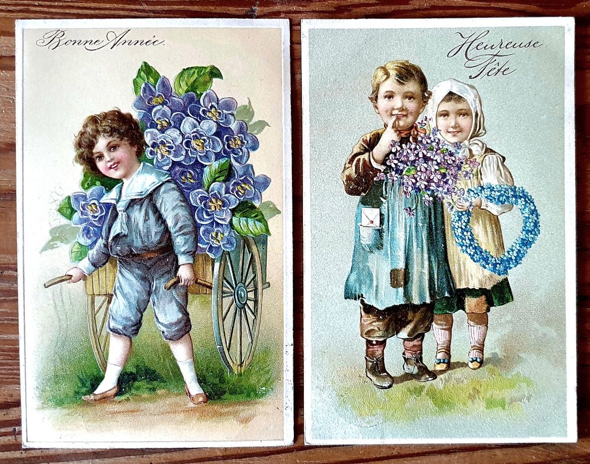 PMA0027 V.A.E. (Veritable Antique Elements) Postales Antiguas Art Nouveau 1900/1930