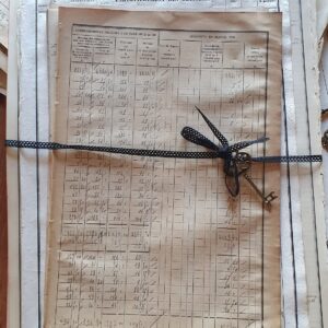 KHC0001 V.A.E. (Veritable Antique Elements) Kit de hojas de contabilidad y control 1900