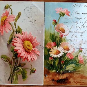 PAF0024 V.A.E. (Veritable Antique Elements) Postales Antiguas Flores 1880/1925