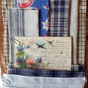 KTA0009 V.A.E. (Veritable Antique Elements) Kit azul de tejidos Siglos XIX y XX