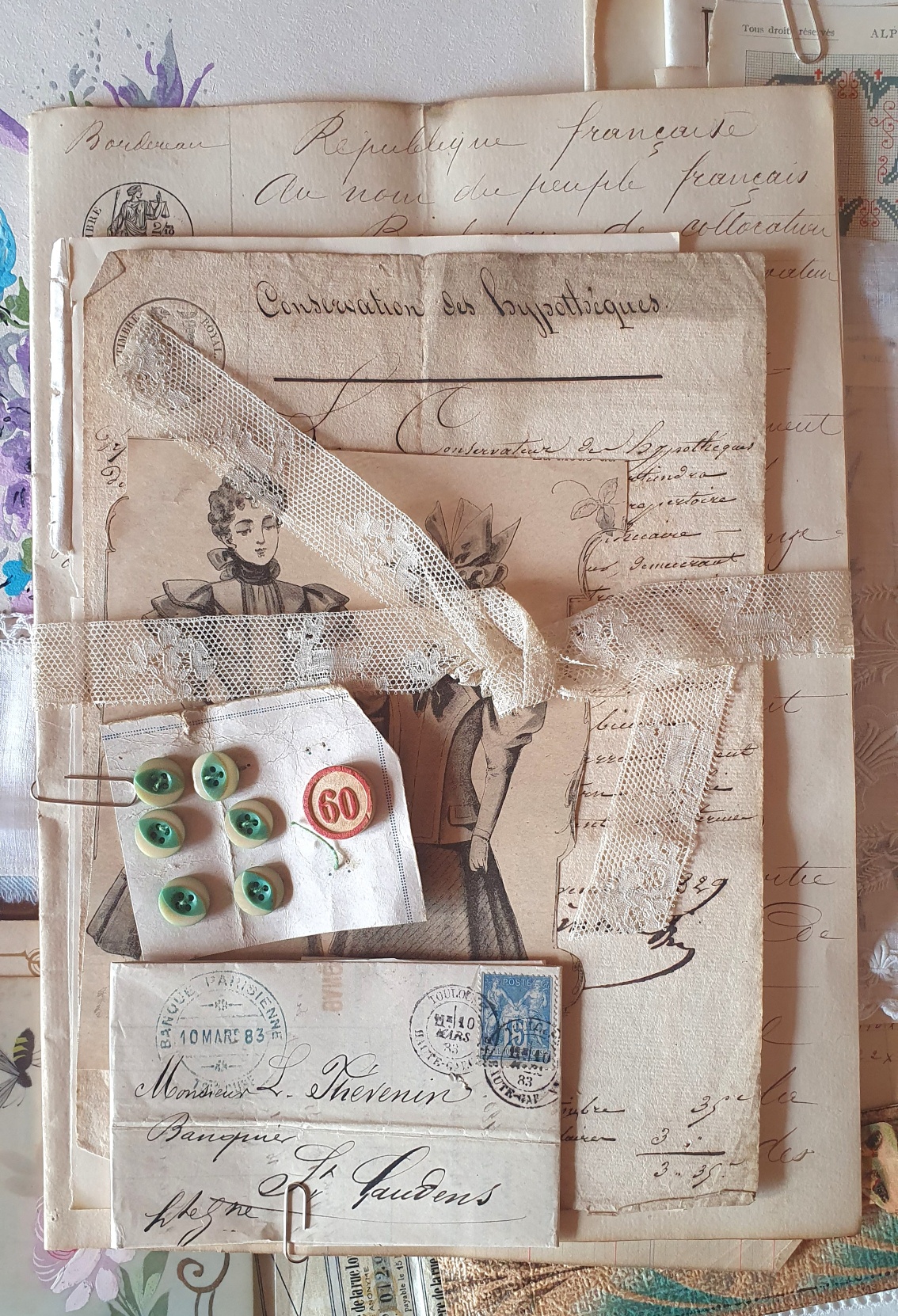 KEA0060 V.A.E. (Veritable Antique Elements) Kit Efémeras Antiguas - Imagen 4